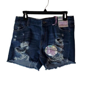 🍀New Super Cute Distressed Jean Shorts Size 11